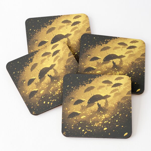 Item preview, Golden Umbrellas designed and sold by RainToday.