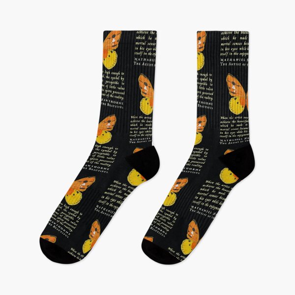 Item preview, Nathaniel Hawthorne quote: When the artist rose high enough to achieve the beautiful, designed and sold by artbleed.