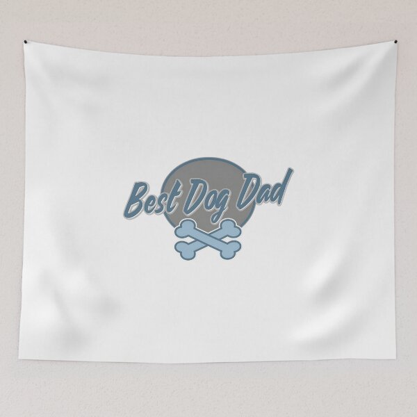 Item preview, Best Dog Dad Graphic with Bones Retro Style designed and sold by SoyLamderma.