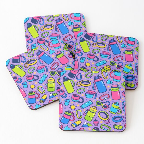 Item preview, Colorful Hiking Gear Pattern for Camping Gear and Wilderness Exploration designed and sold by SplashTastic.