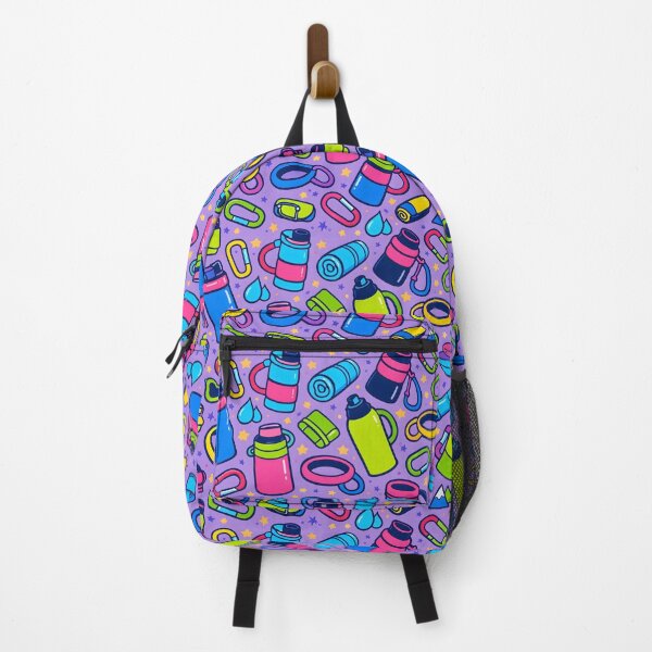 Item preview, Colorful Hiking Gear Pattern for Camping Gear and Wilderness Exploration designed and sold by SplashTastic.