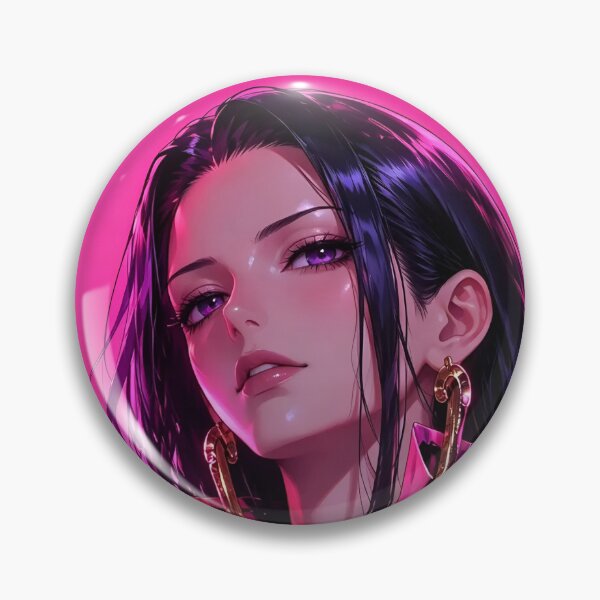 Item preview, Boa Hancock | Neon Elegance Anime Woman Art Print | Pink Cyber Glam Aesthetic | Dark Fashion Illustration designed and sold by Dyan4.