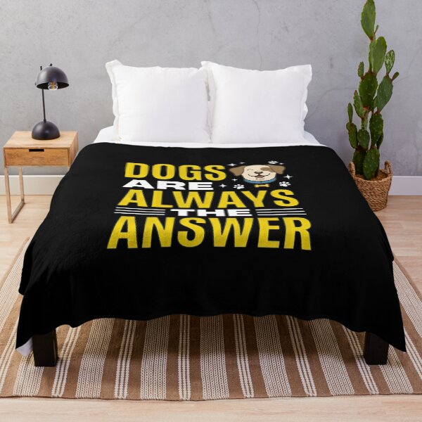 Item preview, Dogs Are Always The Answer Cartoon Dog Design designed and sold by SoyLamderma.