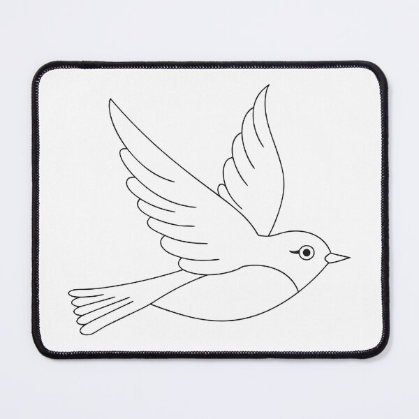 Item preview, Flying Bird Elegant 1 Line Art Gift designed and sold by OneLine Studio.