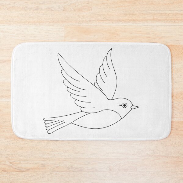 Item preview, Flying Bird Elegant 1 Line Art Gift designed and sold by OneLine Studio.