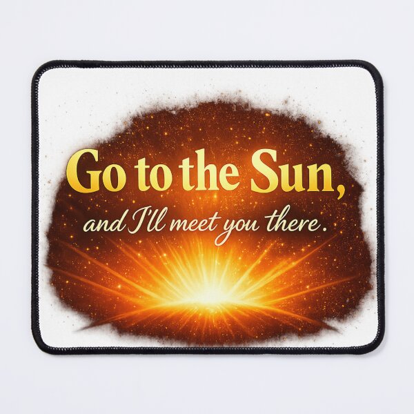 Item preview, "Go to the Sun, and I'll meet you there." designed and sold by zevolix.