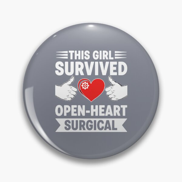 Item preview, This Girl Survived Open-Heart Surgical Heart Surgery Survivor Recovery designed and sold by SofiBlair.