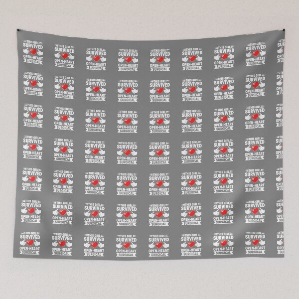 Item preview, This Girl Survived Open-Heart Surgical Heart Surgery Survivor Recovery designed and sold by SofiBlair.