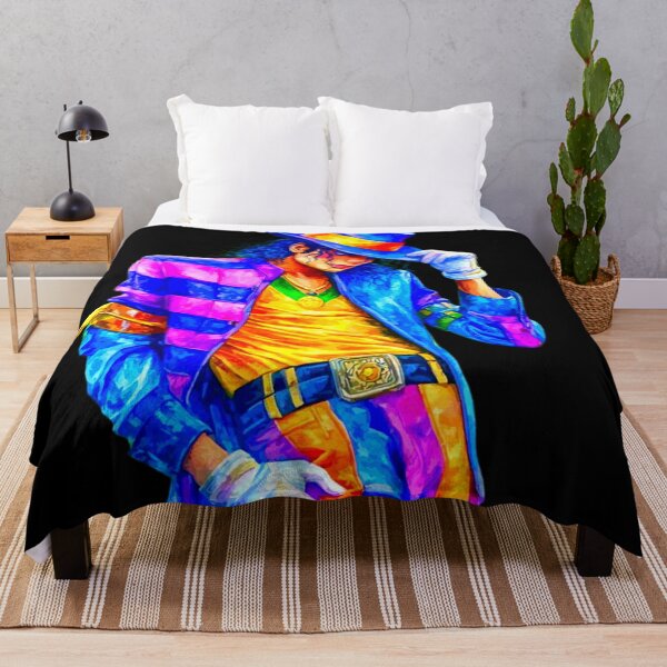 Item preview, Neon Retro Pop Dance King MJ Portrait Art designed and sold by ExploreAura Studio.