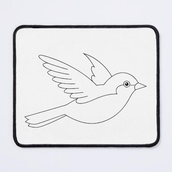 Item preview, Flying Bird Elegant 2 Line Art Gift designed and sold by OneLine Studio.