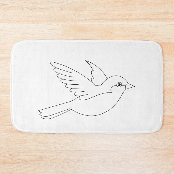 Item preview, Flying Bird Elegant 2 Line Art Gift designed and sold by OneLine Studio.