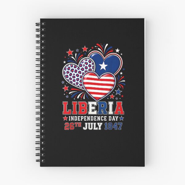 Item preview, Liberia Independence Day 1847 Patriotic Heart Liberian Flag designed and sold by MatherFisher.