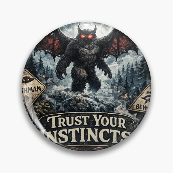 Item preview, Mothman - Trust Your Instincts designed and sold by SufirKapur.