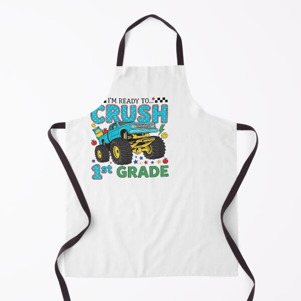 Item preview, I'm Ready To Crush 1st Grade Monster Truck Boys designed and sold by KroghDs.