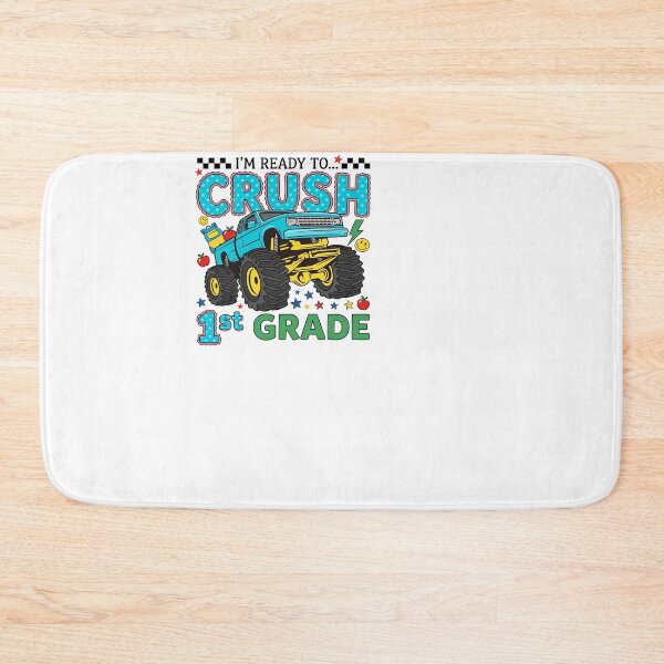 Item preview, I'm Ready To Crush 1st Grade Monster Truck Boys designed and sold by KroghDs.