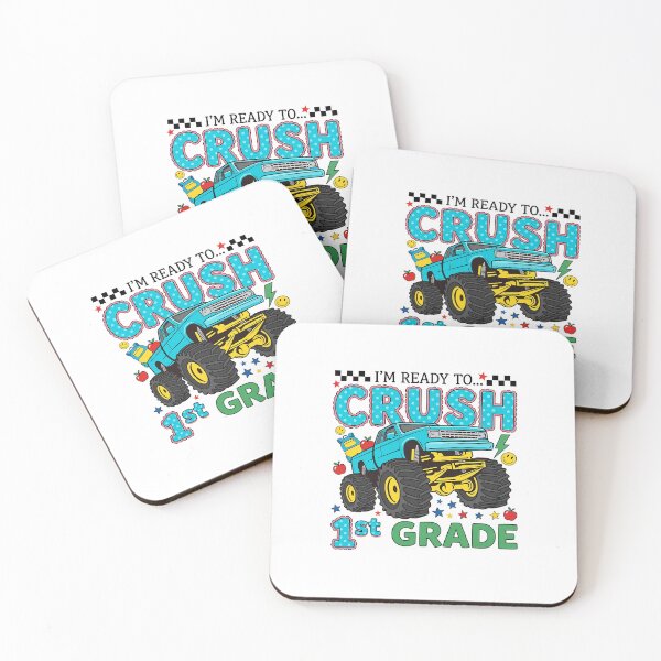 Item preview, I'm Ready To Crush 1st Grade Monster Truck Boys designed and sold by KroghDs.