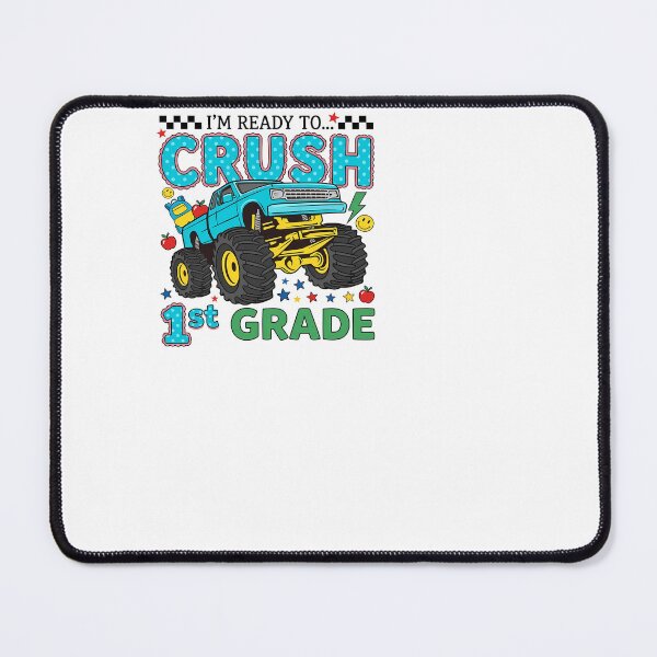 Item preview, I'm Ready To Crush 1st Grade Monster Truck Boys designed and sold by KroghDs.