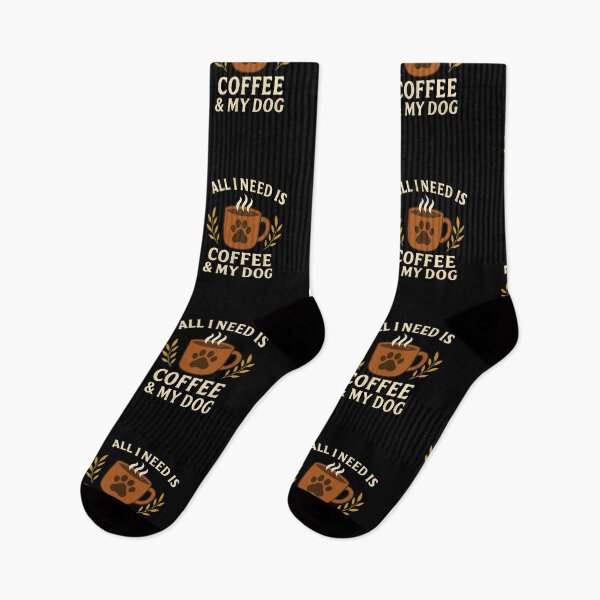 Item preview, All I Need Is Coffee & My Dog Graphic designed and sold by SoyLamderma.