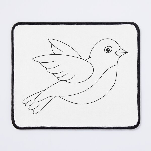 Item preview, Flying Bird Friendly 1 Line Art Gift designed and sold by OneLine Studio.