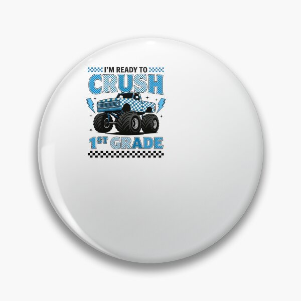 Item preview, Ready To Crush 1st Grade Monster Truck First Day Of School designed and sold by KroghDs.