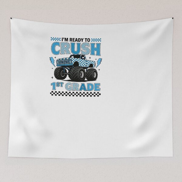 Item preview, Ready To Crush 1st Grade Monster Truck First Day Of School designed and sold by KroghDs.