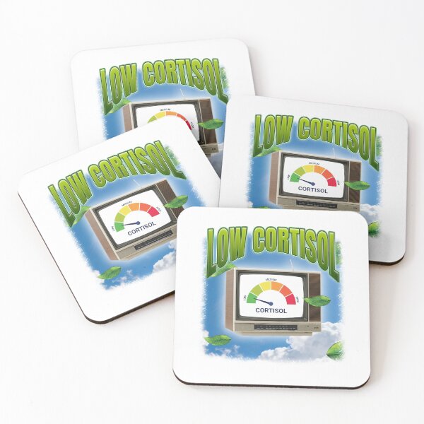 Item preview, Low Cortisol Meter Meme designed and sold by bngfx.