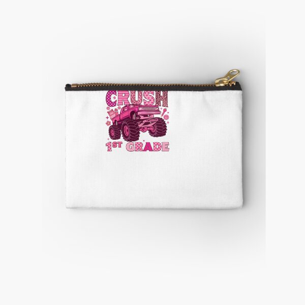 Item preview, Ready To Crush 1st Grade Pink Monster Truck Girls designed and sold by KroghDs.