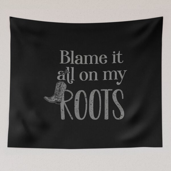 Item preview, Roots Origin Statement Distressed Typography Design designed and sold by PlanetSerpo.