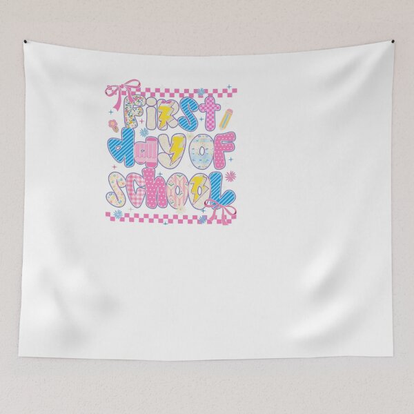 Item preview, Retro First Day Of School Leopard Bow Teacher Kids designed and sold by KroghDs.