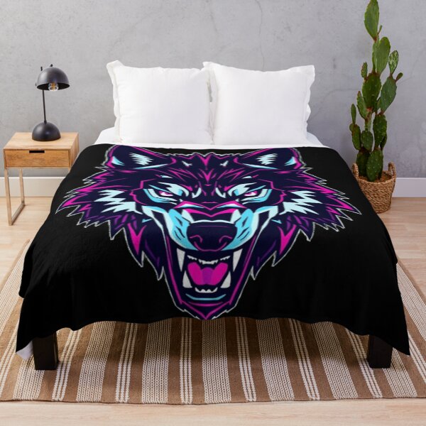 Item preview, Cyberpunk Gaming Wolf Geometric Vector Design designed and sold by Altospecial.