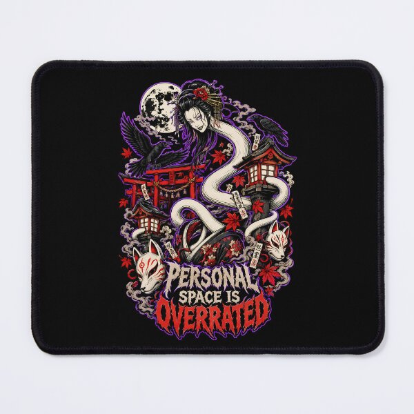 Item preview, Personal Space Overrated Japanese Ghost Metal Shirt Artwork designed and sold by Tong4130.