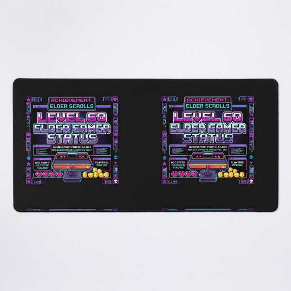 Item preview, Level 60 Unlocked Elder Gamer Status - 60th Birthday Retro Neon designed and sold by alalame.