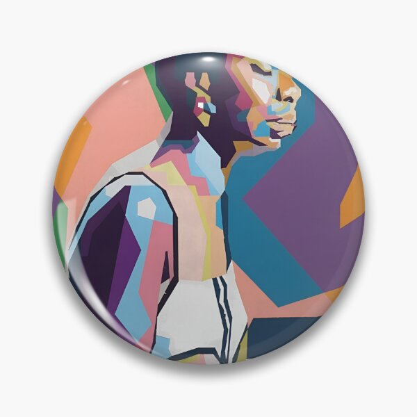 Item preview, Bold Geometric Musician Profile Art designed and sold by PlanetSerpo.