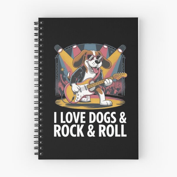 Item preview, Beagle Rocker Dog Electric Guitar Music Fan Art designed and sold by SoyLamderma.