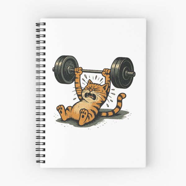 Item preview, Bench Press and Purr Funny Gym Cat – Weightlifting Cat Lover Design, Funny Fitness Gift designed and sold by AYACHI90.