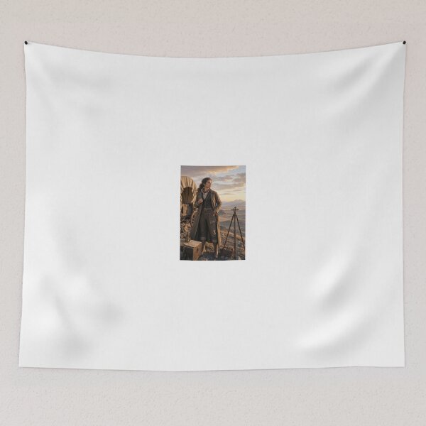 Item preview, Pioneer woman in desert landscape at sunset designed and sold by CathryneDelamort.