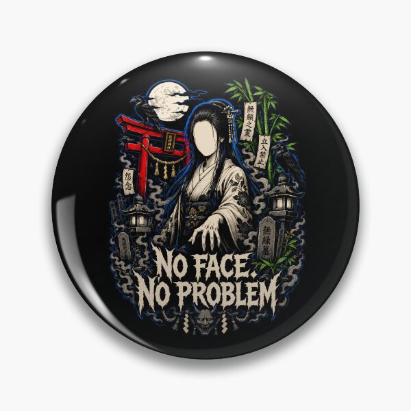 Item preview, No Face No Problem Japanese Metal Horror Design designed and sold by Tong4130.