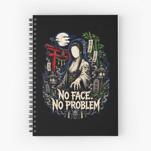 Item preview, No Face No Problem Japanese Metal Horror Design designed and sold by Tong4130.