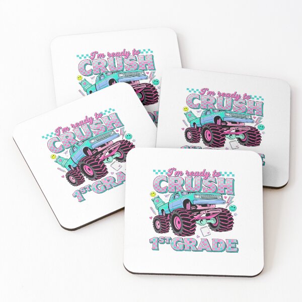 Item preview, Ready To Crush 1st Grade Monster Truck Girls First Day designed and sold by KroghDs.