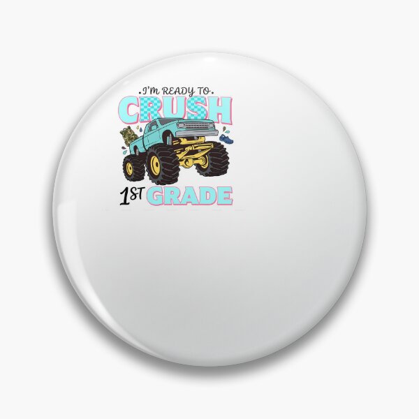 Item preview, Ready To Crush 1st Grade Monster Truck Boys First Day designed and sold by KroghDs.