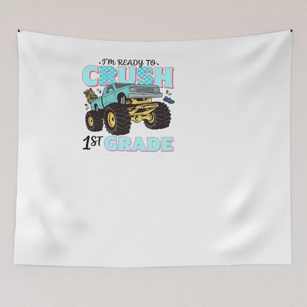 Item preview, Ready To Crush 1st Grade Monster Truck Boys First Day designed and sold by KroghDs.