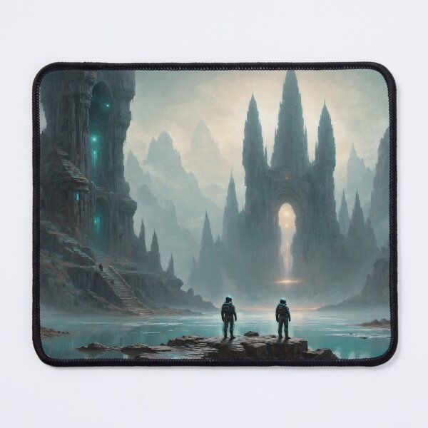 Item preview, Alien Monoliths Bright Sci-Fi City designed and sold by Feble.