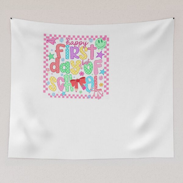 Item preview, Happy First Day Of School Cute Retro Teacher Girls designed and sold by KroghDs.