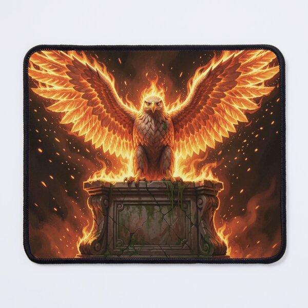 Item preview, Burning Stone Illyrian Eagle Crest designed and sold by TaBogroupsRed.