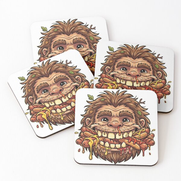 Item preview, Bigfoot BBQ - Funny Hot Dog Design designed and sold by Spank My Yeti.