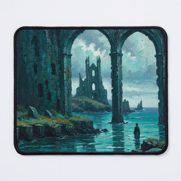 Item preview, Gloomy, Flooded Post-Apocalyptic Ruins designed and sold by Feble.