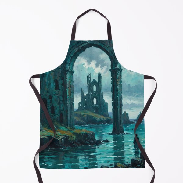 Item preview, Gloomy, Flooded Post-Apocalyptic Ruins designed and sold by Feble.