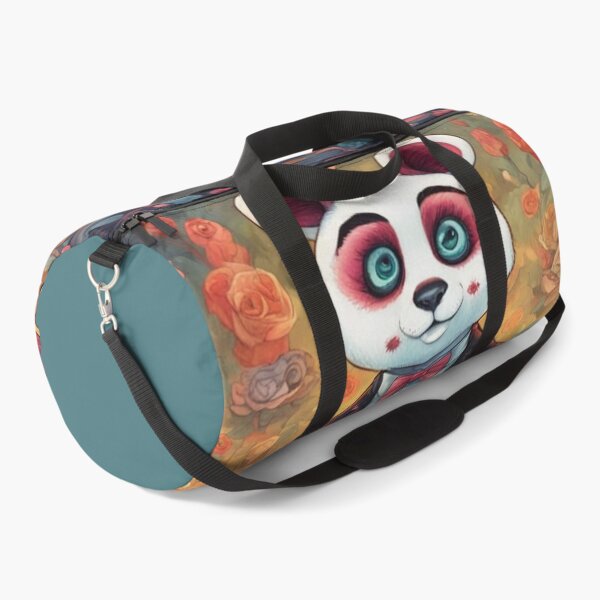 Artikelvorschau, Fantasy Panda Character with Decorative Floral Harmony entworfen und verkauft von FotoworldEdel.