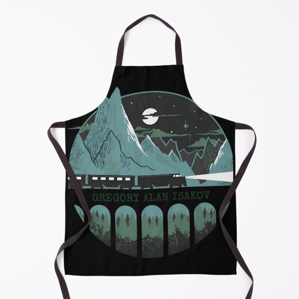 Item preview, Mountain Train Night Scenic Artwork designed and sold by Matastuffmerch.