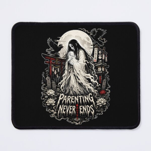 Item preview, Parenting Never Ends Japanese Ghost Metal Artwork Tee designed and sold by Tong4130.